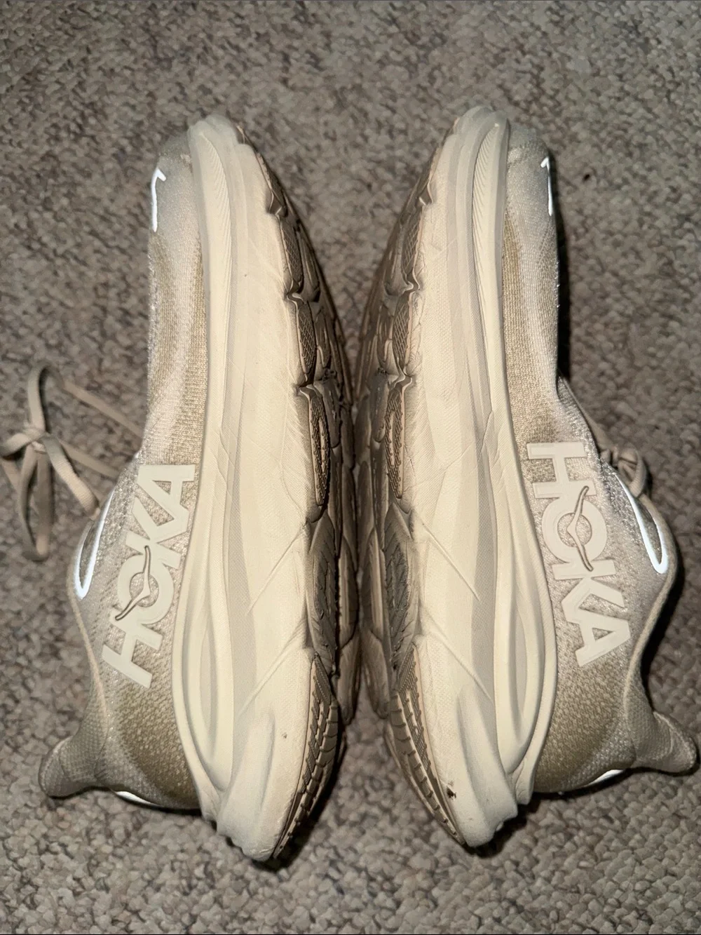Hoka Men’s Sneakers in Light Beige